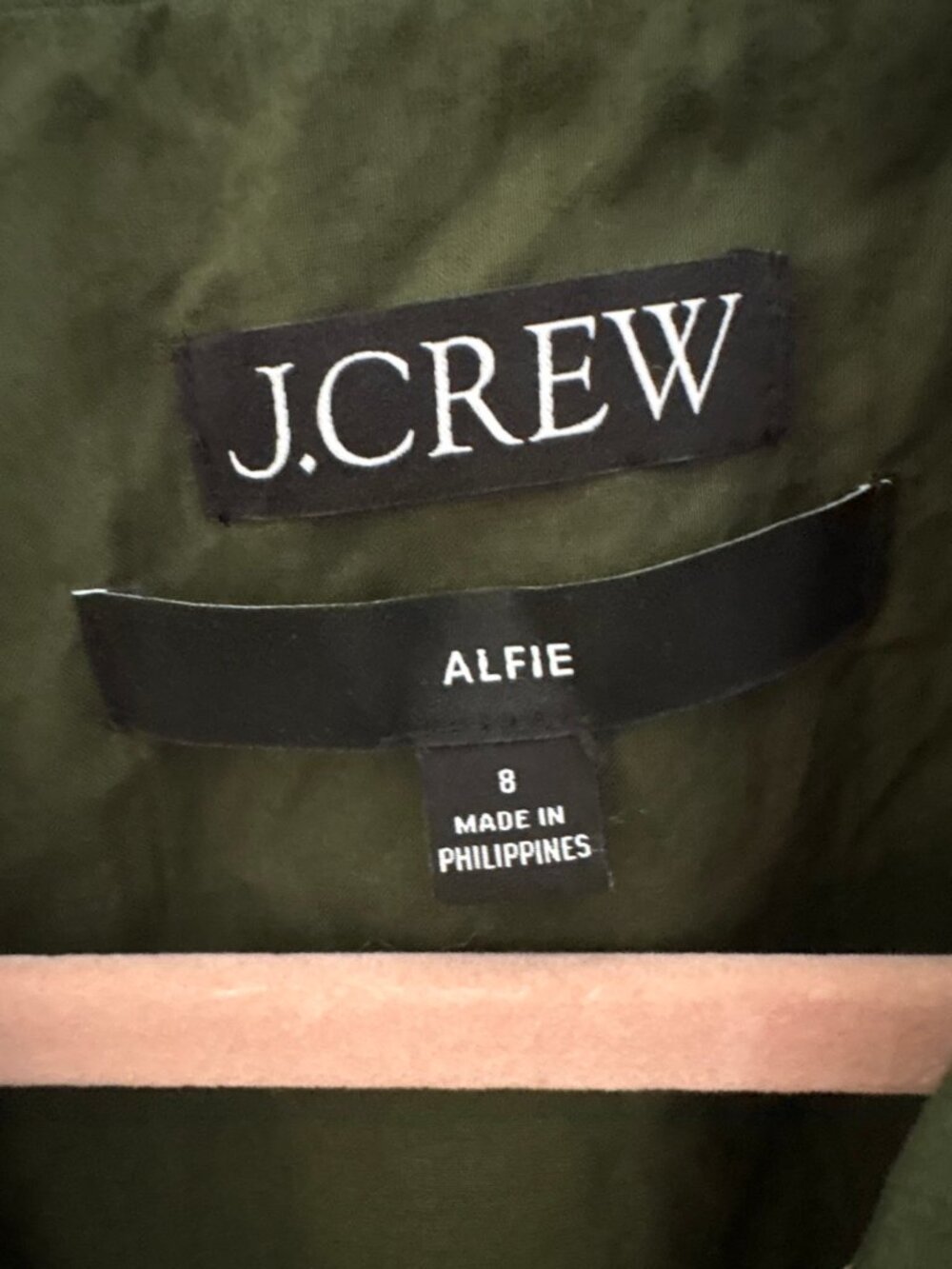 J.Crew Alfie Blazer in Green — Cotton Stretch, Single-Button, Size 8, Never Worn